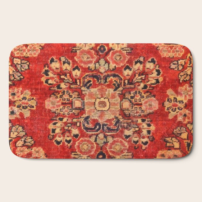 Moshkabad Antique Persian Rug Print Bath Mat Gallery Image 2