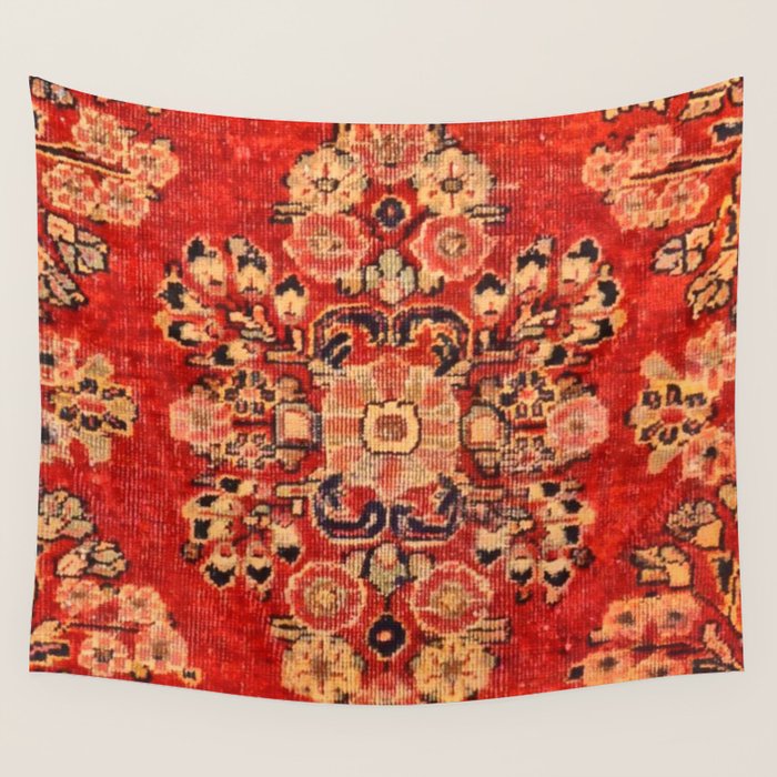 Moshkabad Antique Persian Rug Print Wall Tapestry Gallery Image 4