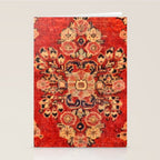 Moshkabad Antique Persian Rug Print Stationery Card Gallery Image 2