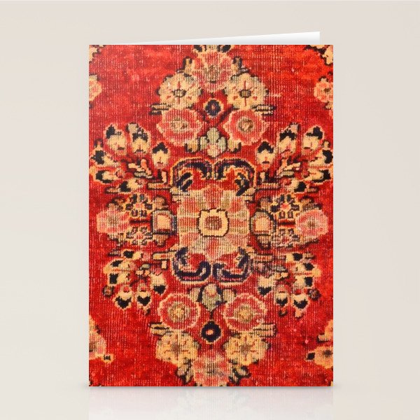 Moshkabad Antique Persian Rug Print Stationery Card Gallery Image 2