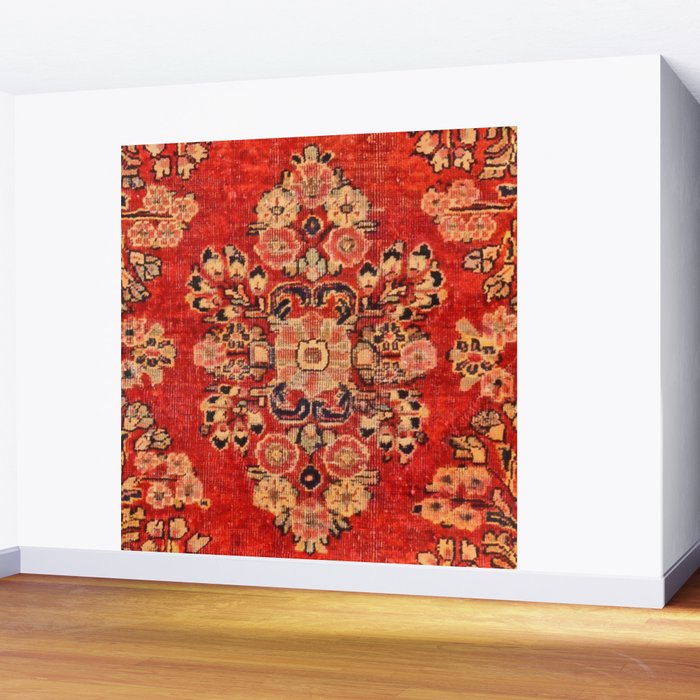 Moshkabad Antique Persian Rug Print Wall Mural Gallery Image 2