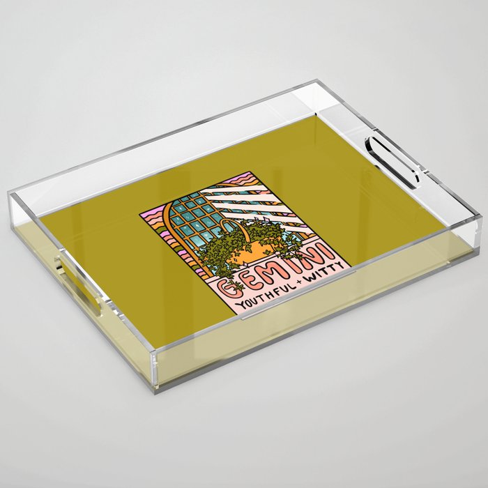 Gemini Plant Acrylic Tray Gallery Image 1