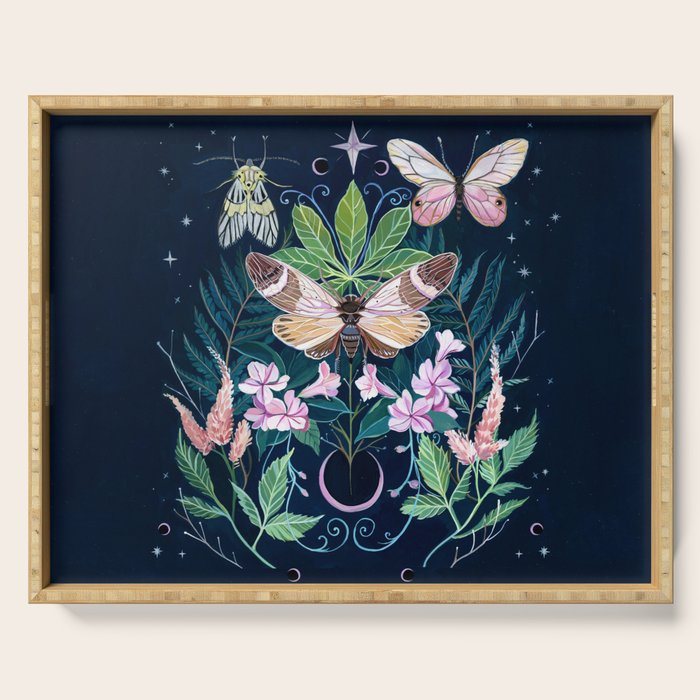 Cicada Moon Serving Tray Gallery Image 1