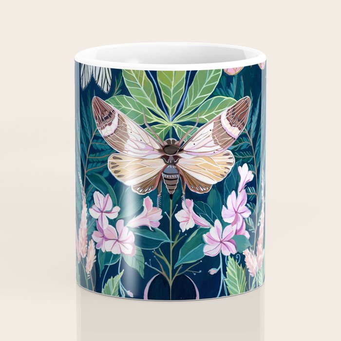 Cicada Moon Coffee Mug Gallery Image 4