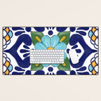 talavera tile 2 Desk Mat Gallery Image 1
