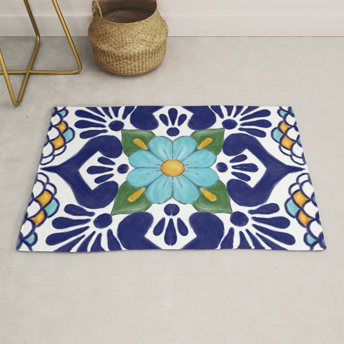talavera tile 2 Rug Gallery Image 1