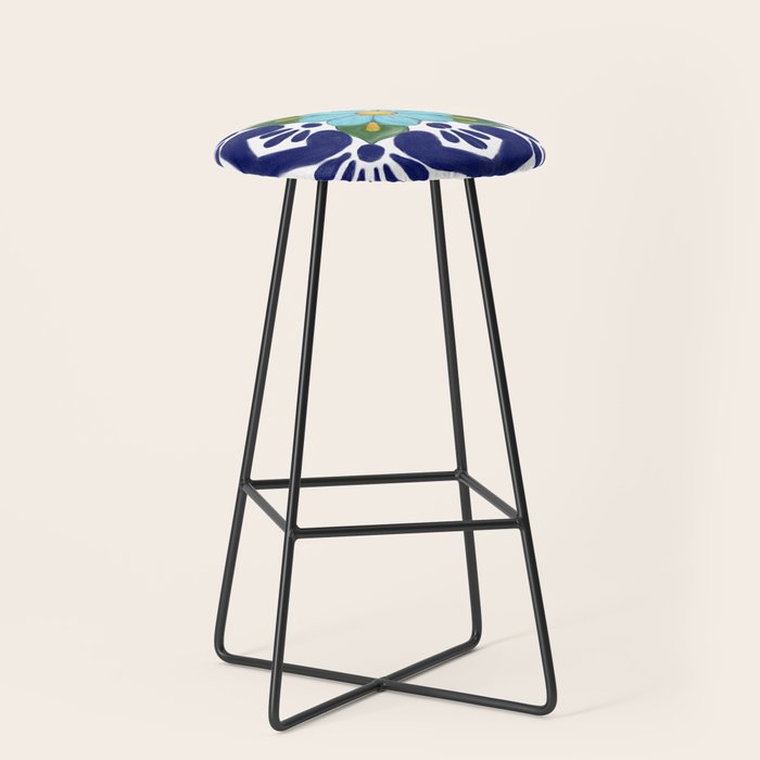 talavera tile 2 Stool Gallery Image 1