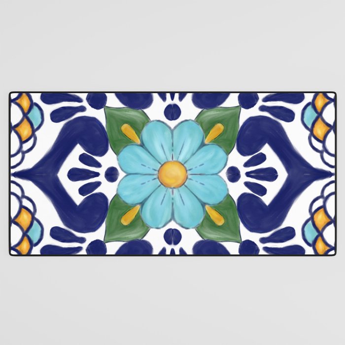 talavera tile 2 Desk Mat Gallery Image 3