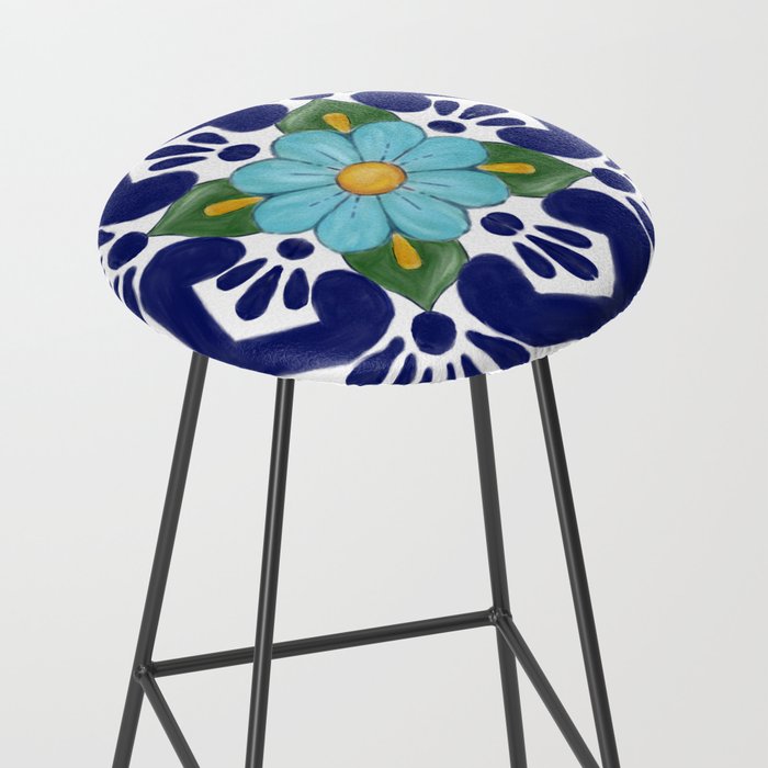 talavera tile 2 Stool Gallery Image 2