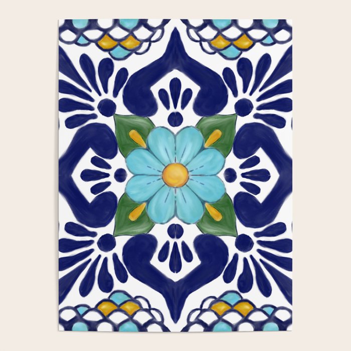 talavera tile 2 Poster Gallery Image 4