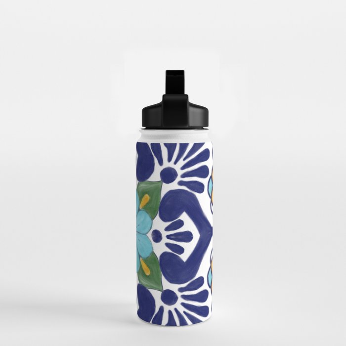 talavera tile 2 Water Bottle Gallery Image 2