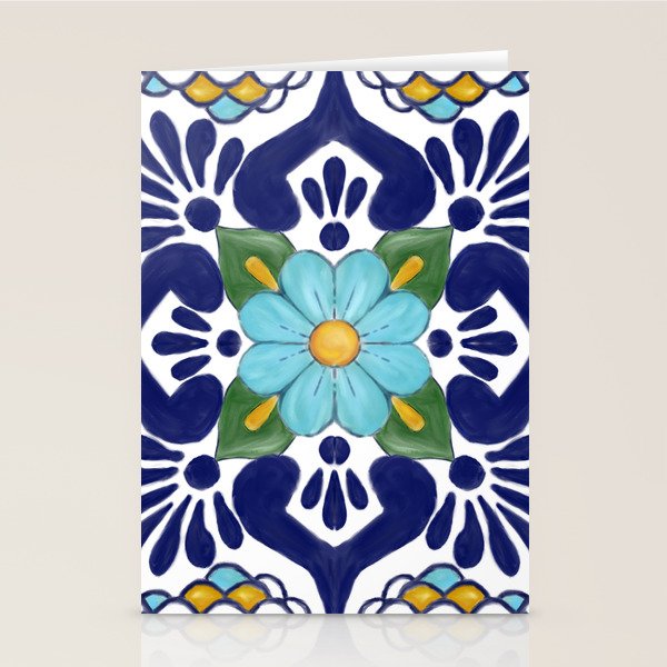 talavera tile 2 Stationery Card Gallery Image 2