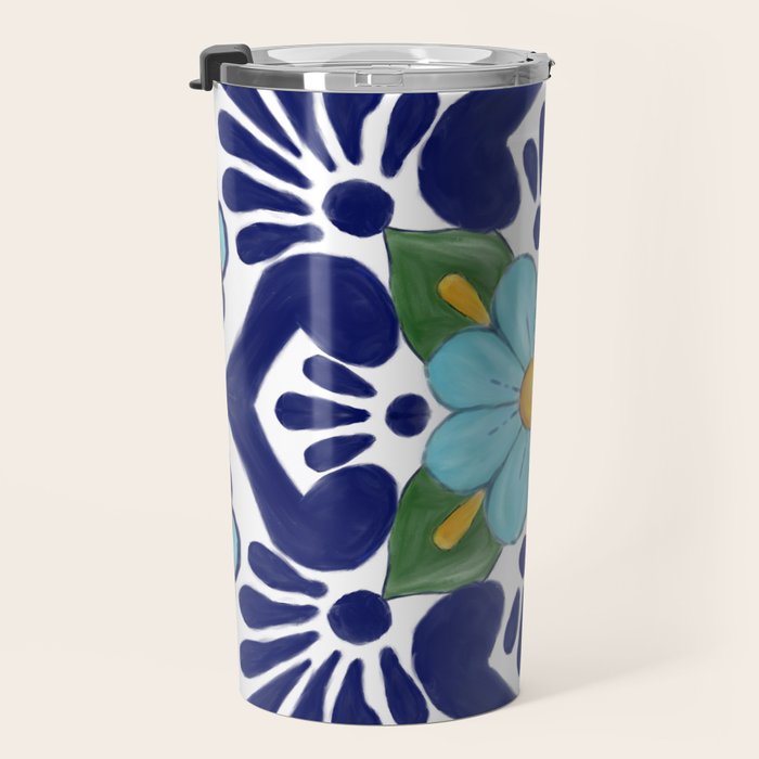 talavera tile 2 Travel Mug Gallery Image 3