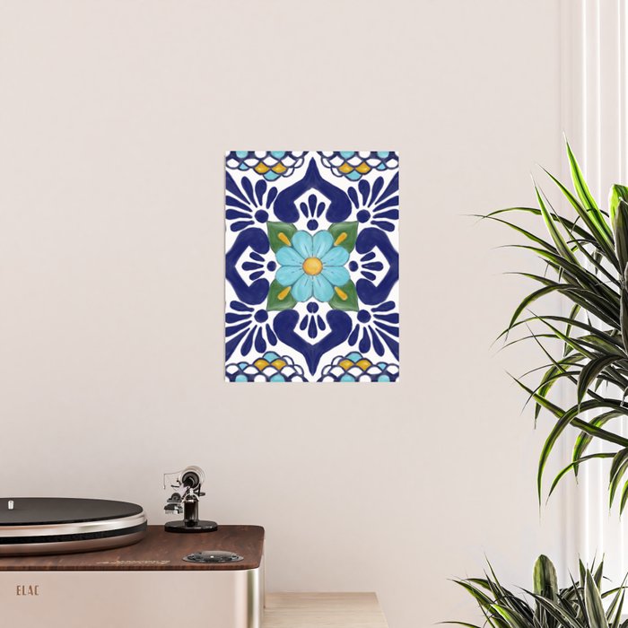 talavera tile 2 Poster Gallery Image 2