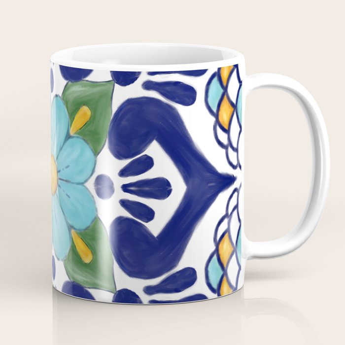 talavera tile 2 Coffee Mug Gallery Image 1