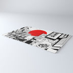 Tokyo street sunrise Rug Gallery Image 3