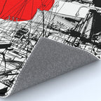 Tokyo street sunrise Rug Gallery Image 4