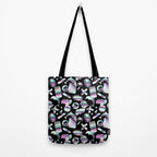 Trendy holographic y2k sticker pattern Tote Bag Gallery Image 2