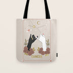 Cancer Zodiac Series Tote Bag Gallery Image 1