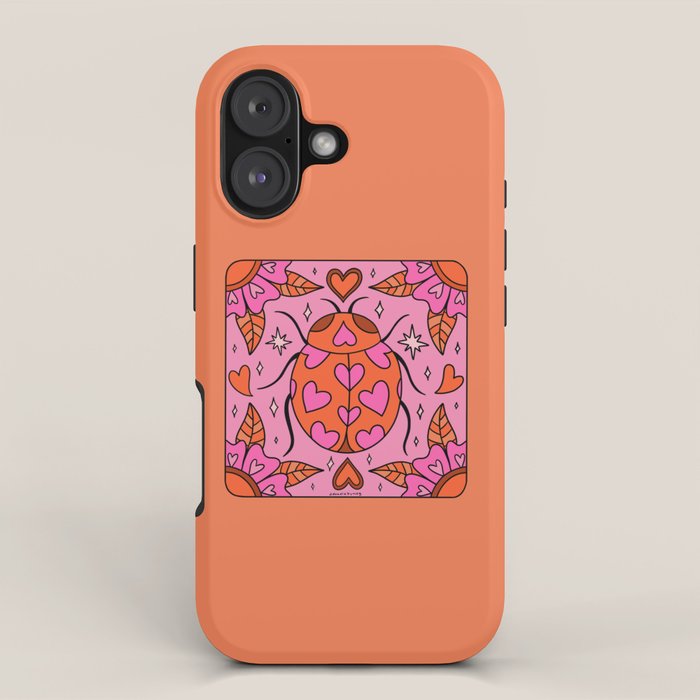 Valentine Lady Bug iPhone Case Gallery Image 1