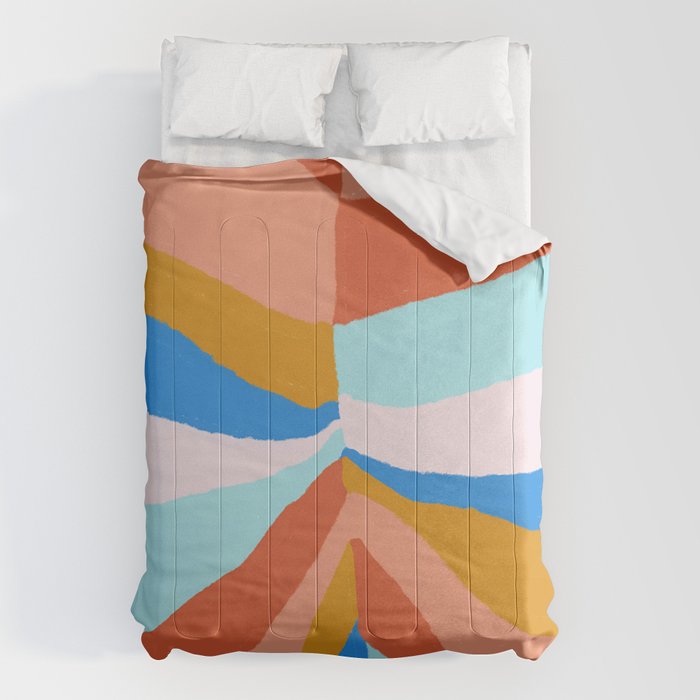 Camryn, rainbow leaf Comforter Gallery Image 6