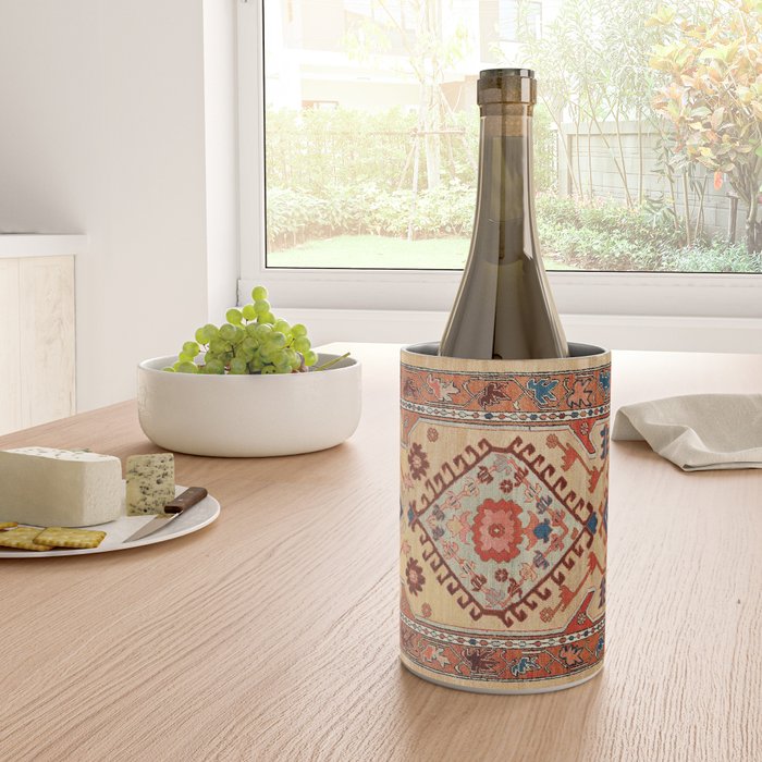 Bakhshaish Azerbaijan Northwest Persian Long Rug Print Wine Chiller Gallery Image 4