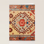 Bakhshaish Azerbaijan Northwest Persian Long Rug Print Stationery Card Gallery Image 2