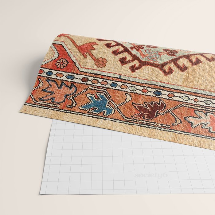 Bakhshaish Azerbaijan Northwest Persian Long Rug Print Wrapping Paper Gallery Image 2