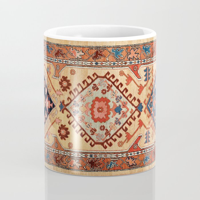 Bakhshaish Azerbaijan Northwest Persian Long Rug Print Coffee Mug Gallery Image 4