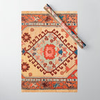Bakhshaish Azerbaijan Northwest Persian Long Rug Print Wrapping Paper Gallery Image 1