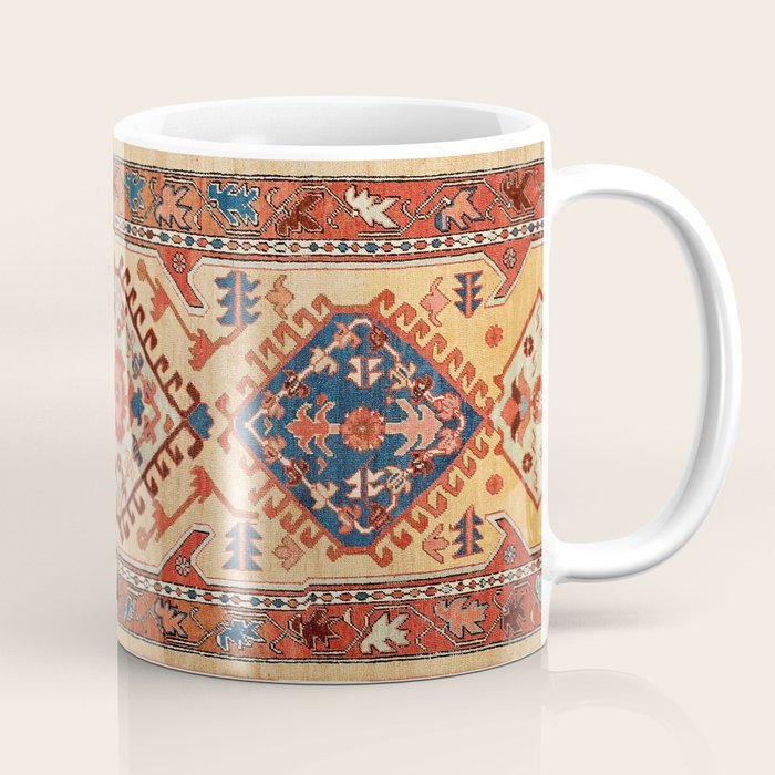 Bakhshaish Azerbaijan Northwest Persian Long Rug Print Coffee Mug Gallery Image 1