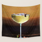 Champagne Sunset Wall Tapestry Gallery Image 4