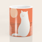 Abstraction minimal cat 31 relax day Coffee Mug Gallery Image 4