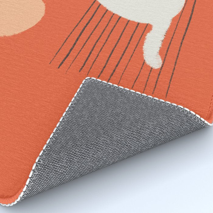 Abstraction minimal cat 31 relax day Rug Gallery Image 4