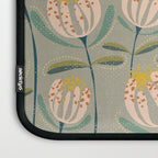 Floating scandi flowers earthy tones Laptop Sleeve Gallery Image 3