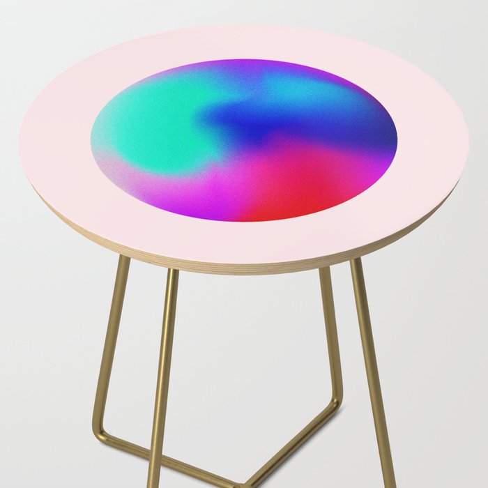 Pink And Purple Gradient Sphere Side Table Gallery Image 2