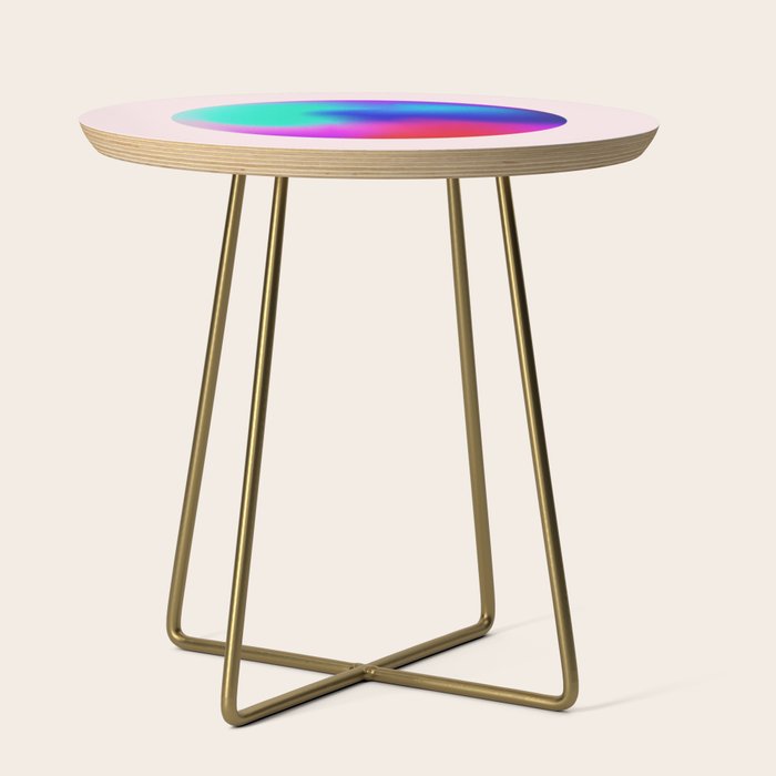 Pink And Purple Gradient Sphere Side Table Gallery Image 1