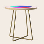 Pink And Purple Gradient Sphere Side Table Gallery Image 1