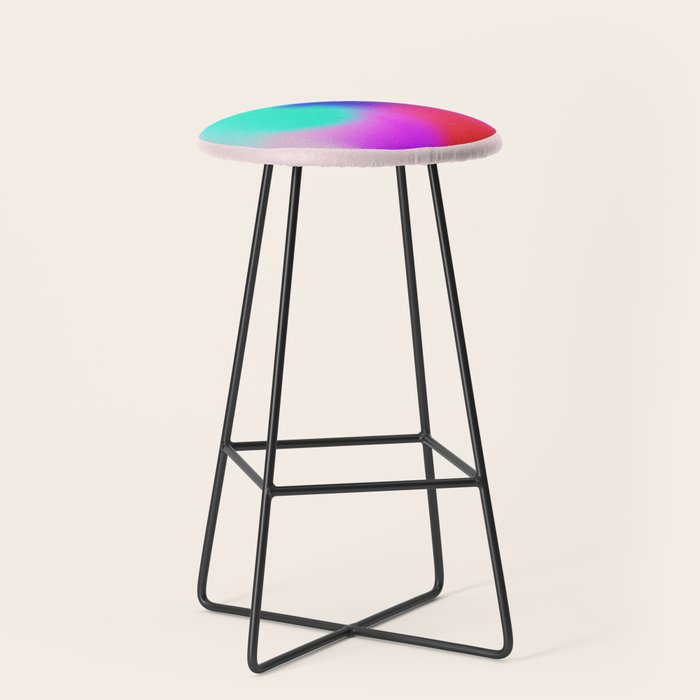 Pink And Purple Gradient Sphere Stool Gallery Image 1