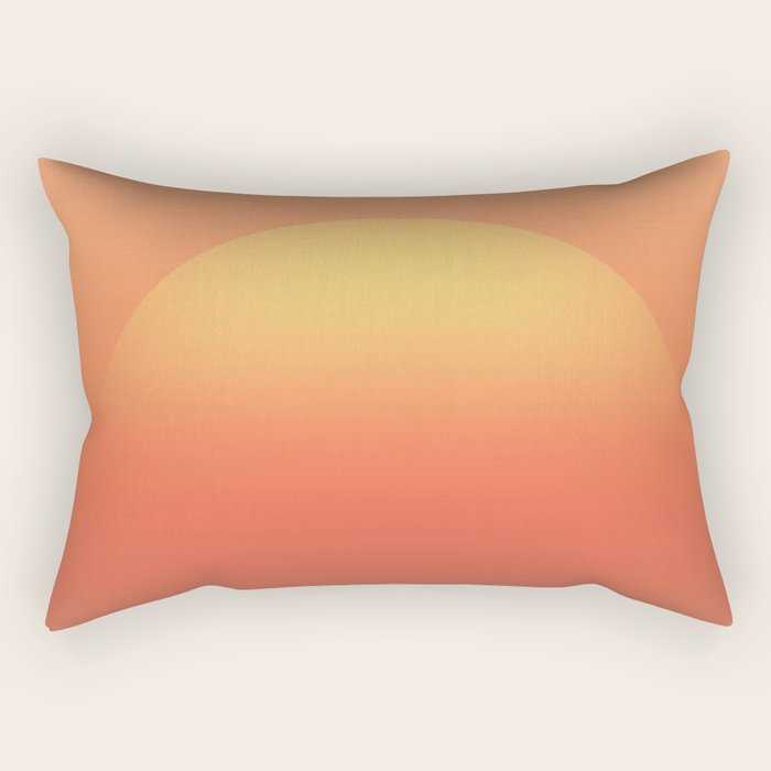 Ocean sunrise Rectangular Pillow Gallery Image 2