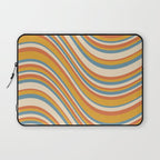 Wavy Stripes XX - Retro Summer Laptop Sleeve Gallery Image 1