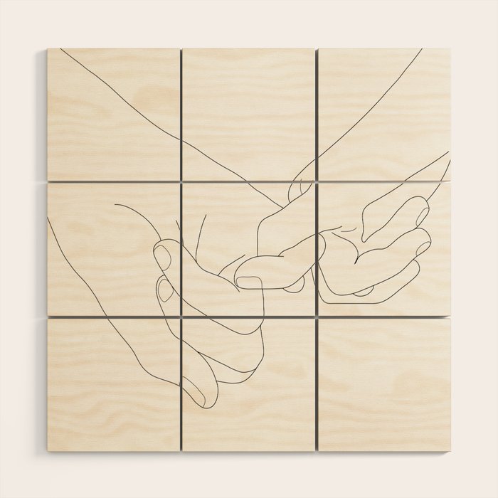 Pinky Promise Wood Wall Art Gallery Image 1