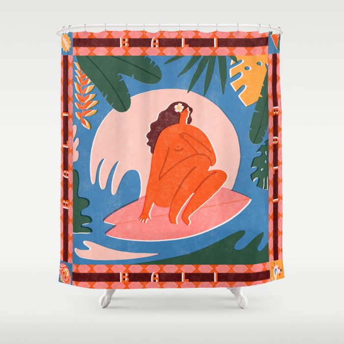 Bali Shower Curtain Gallery Image 1