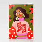 Holly Jolly Holiday Sweater Stationery Card Gallery Image 2