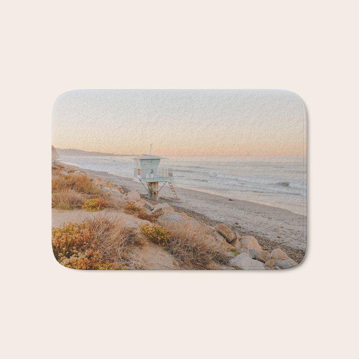 no lifeguard lxix / san diego, california Bath Mat Gallery Image 1