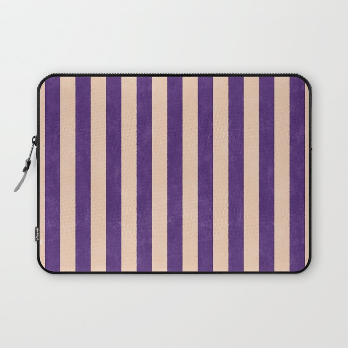 STRIPES 001 H - Fig Laptop Sleeve Gallery Image 1