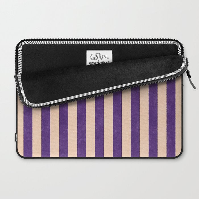 STRIPES 001 H - Fig Laptop Sleeve Gallery Image 2