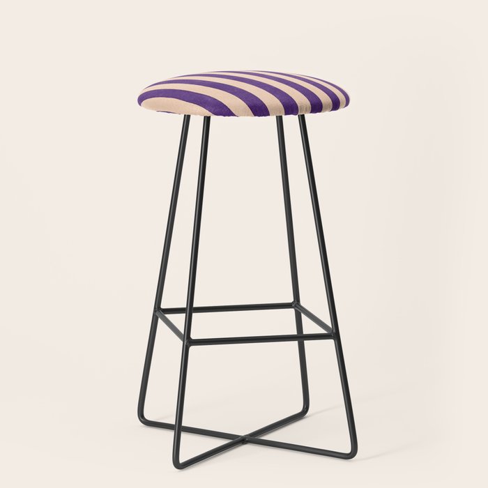 STRIPES 001 H - Fig Stool Gallery Image 1