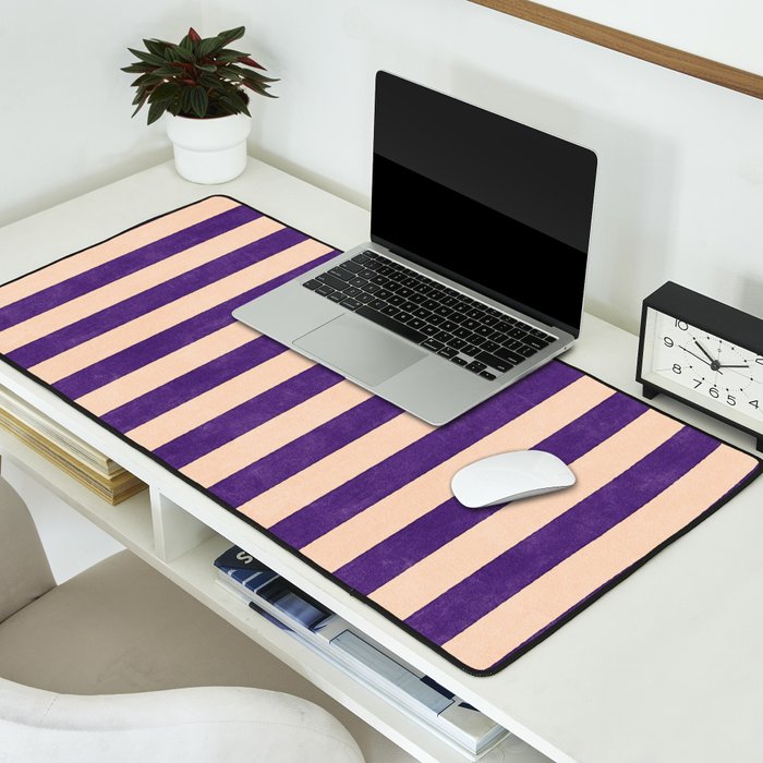STRIPES 001 H - Fig Desk Mat Gallery Image 2