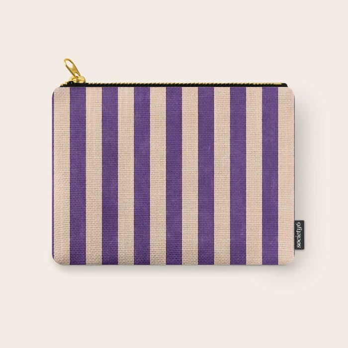STRIPES 001 H - Fig Carry All Pouch Gallery Image 1